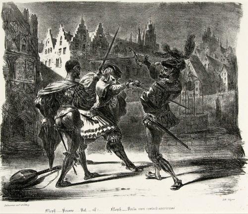 Duel de Faust et de Valentin 