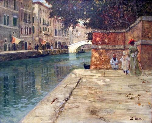 [View of a small canal, Venice]