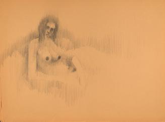 Nude woman, waist to head