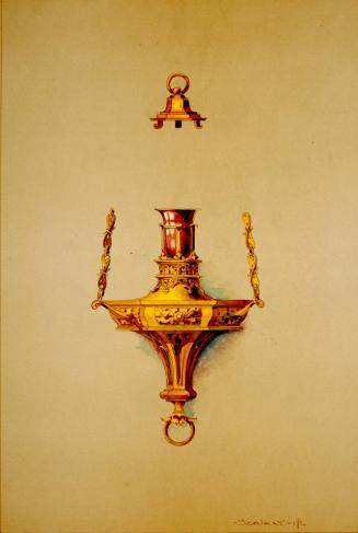 Design for Bronze Sanctuary Lamp