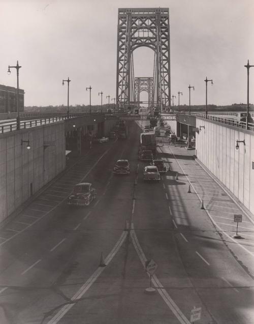 One Lane Ahead - George Washington Bridge going toward New Jersey