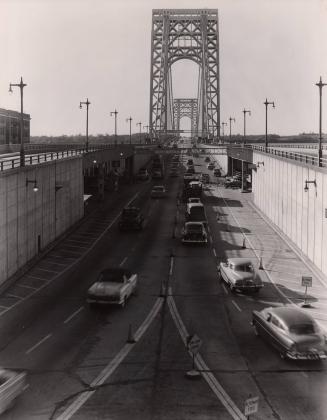 One Lane Ahead - George Washington Bridge going toward New Jersey